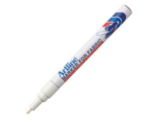 Marcatore per tessuto - punta tonda - 1,2 mm - bianco - Artline - AEKC1BI - 4974052861567 - DMwebShop