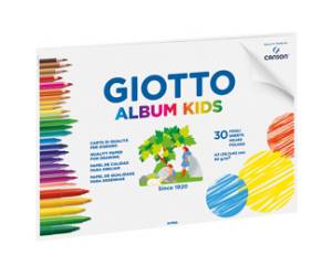 Album Little Kids 2+ - A3 - 90 gr - 30 fogli - conf. 5 pezzi - Giotto - 580300 - DMwebShop
