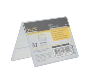 Display a V in plastica - 7,8 x 10,6 x 6,7 cm - A7 - Securit - PFT-ACV-A7 - 8719075282212 - DMwebShop