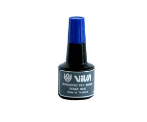 Inchiostro per cuscinetti - a base alcool - 30 gr - blu - Viva - 358B-Blue - 8014035001859 - DMwebShop