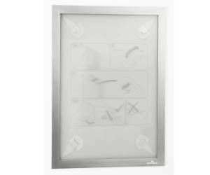 Cornice adesiva Duraframe Wallpaper A4,21 x 29,7 cm argento - 22645