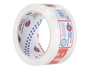 Nastro adesivo PP36NN fragile 5 cm x 66 mt rosso bianco Eurocel 1000000391 - 22733