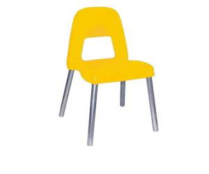 Sedia per bambini Piuma H 31 cm giallo - 22489