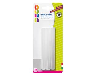 Stick per pistola colla a caldo 11 mm x 10 cm trasparente bassa temperatura - 22495