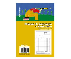 Blocco fattura contribuenti min-forfett. - 22 x 14,8 - 50 x 2 fogli autoricalcanti - Edipro - E5285A - 8023328528515 - DMwebShop