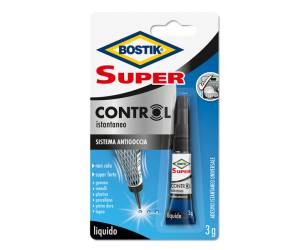 Colla istantanea universale Super Control - 3 gr - trasparente - Bostik - D2737 - 8023779652005 - DMwebShop