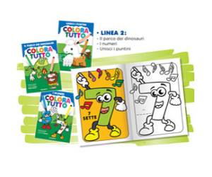 Album da colorare Dinosauri e Numeri 24 facciate - 23522