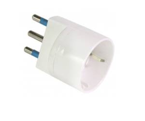 Adattatore semplice con spina 2P+T 16A presa Schuko 16A - Mkc - 492517925 - 8006012050707 - DMwebShop