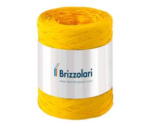 Nastro Rafia sintetica - giallo 02 - 5 mm x 200 mt - Brizzolari - 01003702 - 8031653208545 - DMwebShop
