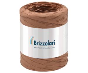 Nastro Rafia sintetica avana 32 - 5 mm x 200 mt - Brizzolari - 01003732 - 8031653400024 - DMwebShop