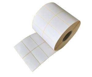 Etichette per trasferimento termico diretto 2 piste 40 x 12 mm rotolo da 5000 pezzi - 23542