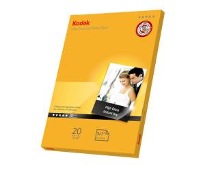Carta fotografica Ultra Premium Gloss - 13 x 18 cm - 280 gr - 20 fogli - Kodak - 5740-089 - 6932357400896 - DMwebShop