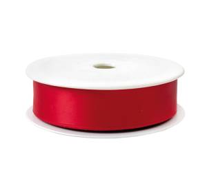 Nastro doppio raso 25 mm x 25 mt rosso 35 - 23637