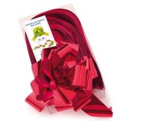 Nastro strip metal 6870 rosso 07 per fiocco autocomponibile 50 mm - 23621