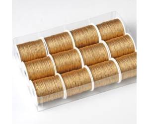 Rocchette cordonetto 2 capi 20 mt oro - 23664