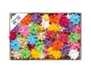 Stelle in Rafia sintetica 14 mm colori primaverili assortiti - 23667