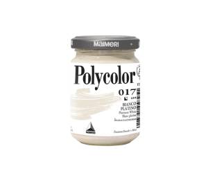 Colore vinilico Polycolor - 140 ml - bianco platino - Maimeri - M1220017 - 8018721049439 - DMwebShop