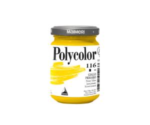 Colore vinilico Polycolor - 140 ml - giallo primario - Maimeri - M1220116 - 8018721012037 - DMwebShop