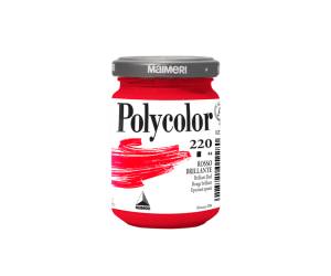 Colore vinilico Polycolor - 140 ml - rosso brillante - Maimeri - M1220220 - 8018721012280 - DMwebShop