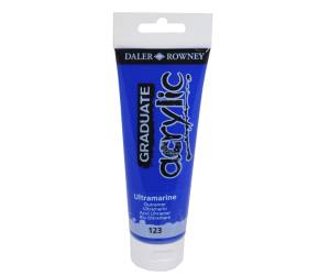 Colore acrilico fine Graduate - 120 ml - blu oltremare - Daler Rowney - D123120123 - 5011386020600 - DMwebShop
