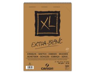 Album spiralato lato corto XL - A3 - 90 gr - 120 fogli - extra white - conf. 5 pezzi - Canson - 200787501 - 3148957875016 - DMwebShop