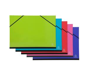 Cartella porta disegni con elastici Ideramama - A3 - colori assortiti - conf. 5 pezzi - Exacompta - 25729E - 3130630257295 - DMwebShop