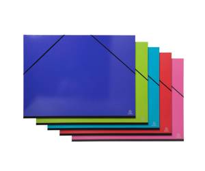 Cartella porta disegni con elastici Iderama - 52 x 72 cm - colori assortiti - conf. 5 pezzi - Exacompta - 25829E - 3130630258292 - DMwebShop