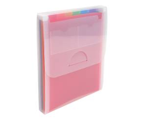 Classificatore valigetta verticale cristallo 25,5 x 30,5 cm 6 tasche PPL - 55798E - 3130630557982 - DMwebShop