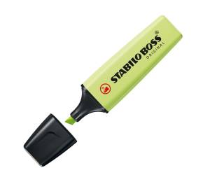 Evidenziatore Boss Pastel - tratto 2 - 5 mm - verde lime 133 - conf. 10 pezzi - Stabilo - 70/133 - 4006381557924 - DMwebShop