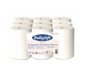 Asciugamani in rotolo Premium Mini 2 veli goffratura micro 19 gr bianco - 225