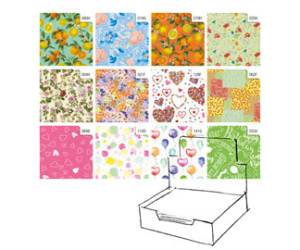 Carta regalo raso Primavera 70 x 100 cm scatola 100 fogli - 24755