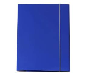 Cartellina con elastico cartone plastificato 3 lembi 25 x 34 cm blu Queen Starline OD0032LBXXXAE01 - 788