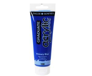Colore acrilico fine Graduate 120 ml blu primario - 24448