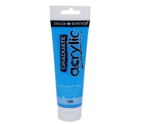 Colore acrilico fine Graduate 120 ml ceruleo imitazione - 24463