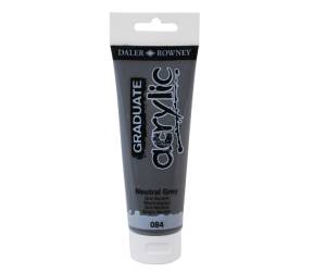 Colore acrilico fine Graduate 120 ml grigio neutro - 24473