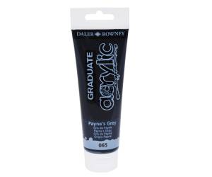 Colore acrilico fine Graduate 120 ml grigio payne - 24472