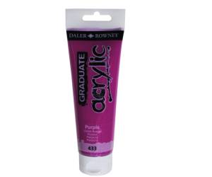 Colore acrilico fine Graduate 120 ml porpora - 24454