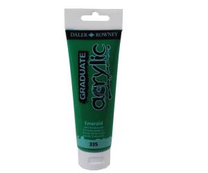 Colore acrilico fine Graduate 120 ml verde smeraldo - 24449