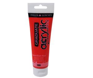 Colore acrilico fine Graduate 120 ml vermiglione - 24431