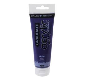 Colore acrilico fine Graduate 120 ml violetto - 24452