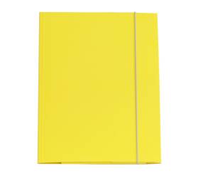 Cartellina con elastico - cartone plastificato - 3 lembi - 25 x 34 cm - giallo - Queen - conf. 10 pezzi - Starline - OD0032LBXXXAE04 - 8025133106506 - DMwebShop