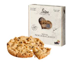Torta Sbrisola Nocciola Ciocco - 200 gr - Loison - 531 - 531 - DMwebShop