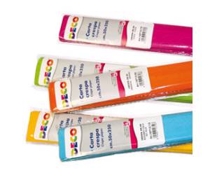 Rotoli carta crespa - 250 x 50 cm - 40 gr - colori freddi - conf. 6 pezzi - Deco - 10712 - 8004957107128 - DMwebShop