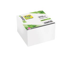 Foglietti Cubo - collato su un lato - bianco - 9,5 x 9,5 cm - 700 fogli - Ikona+ - 11724 - 8004957117240 - DMwebShop