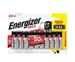 Pile stilo AA - 1,5 V - Max - blister 16 pezzi - Energizer - E303327500 - 7638900437843 - DMwebShop
