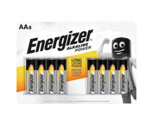 Pile stilo AA - 1,5 V - Alkaline Power - blister 8 pezzi - Energizer - E300839400 - 7638900410686 - DMwebShop