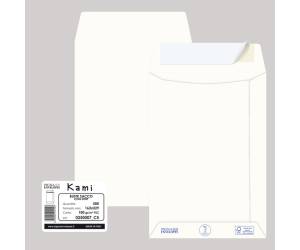 Busta a sacco Kami Strip 16,2 x 22,9 cm 100 gr carta riciclata FSC bianco conf. 500 pezzi - 0250007C5 - 8059020921507 - DMwebShop