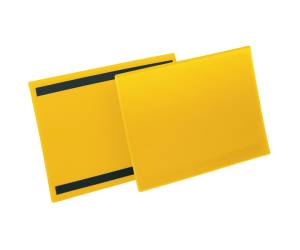 Buste identificazione magnetiche - A4 - orizzontali (311 x 225 mm) giallo - conf.50 pezzi - Durable - 1745-04 - 4005546997001 - DMwebShop