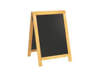 Lavagna Sandwich Nature - legno naturale - 85 x 54,5 x 44 cm - Securit - SBD-N-85 - 8719075287712 - DMwebShop