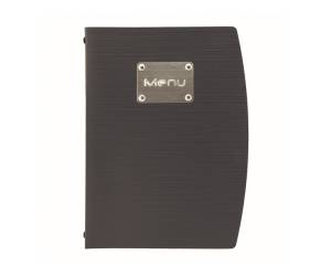 Portamenu' Rio - A5 - 18 x 23,5 cm - 1 inserto doppio - nero - Securit - MC-RCA5-BL - 8719075286036 - DMwebShop